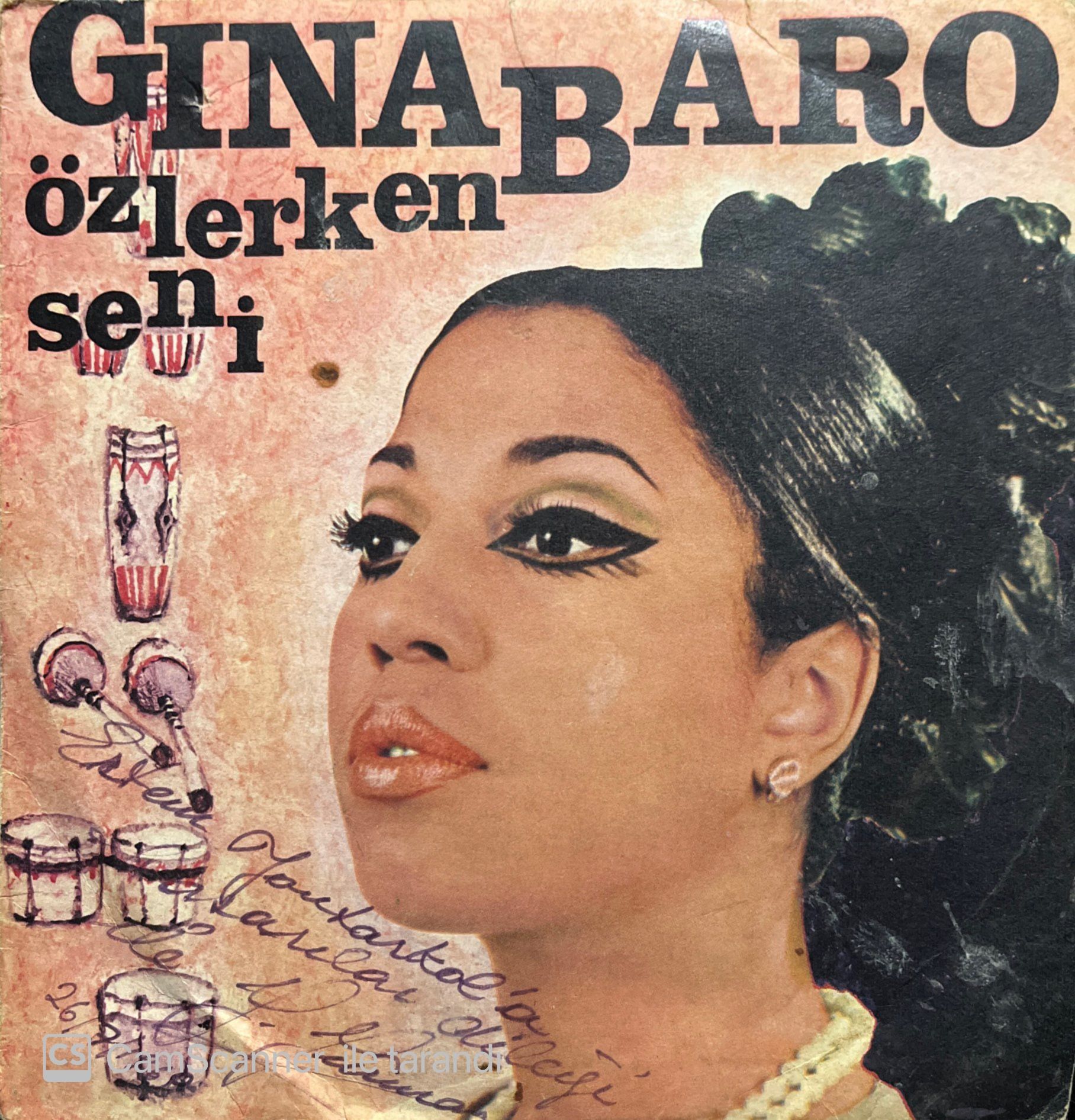 Gina Baro Özlerken Seni 45lik Plak