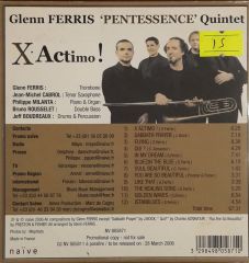 X  CdActimo ! Glenn Ferris CD