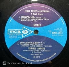 Jesus Christ Superstar Double Soundtrack LP Plak