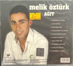 Melik Öztürk Ağıt Açılmamış Jelatininde CD