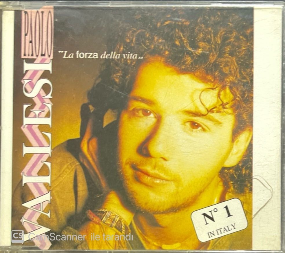 Paolo Vallesi La Forza Della Vita Maxi Single CD