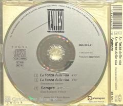 Paolo Vallesi La Forza Della Vita Maxi Single CD