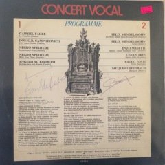 Concert Vocal Bilge Görgan Işın Güyer LP Plak