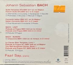 Fazıl Say Bach CD