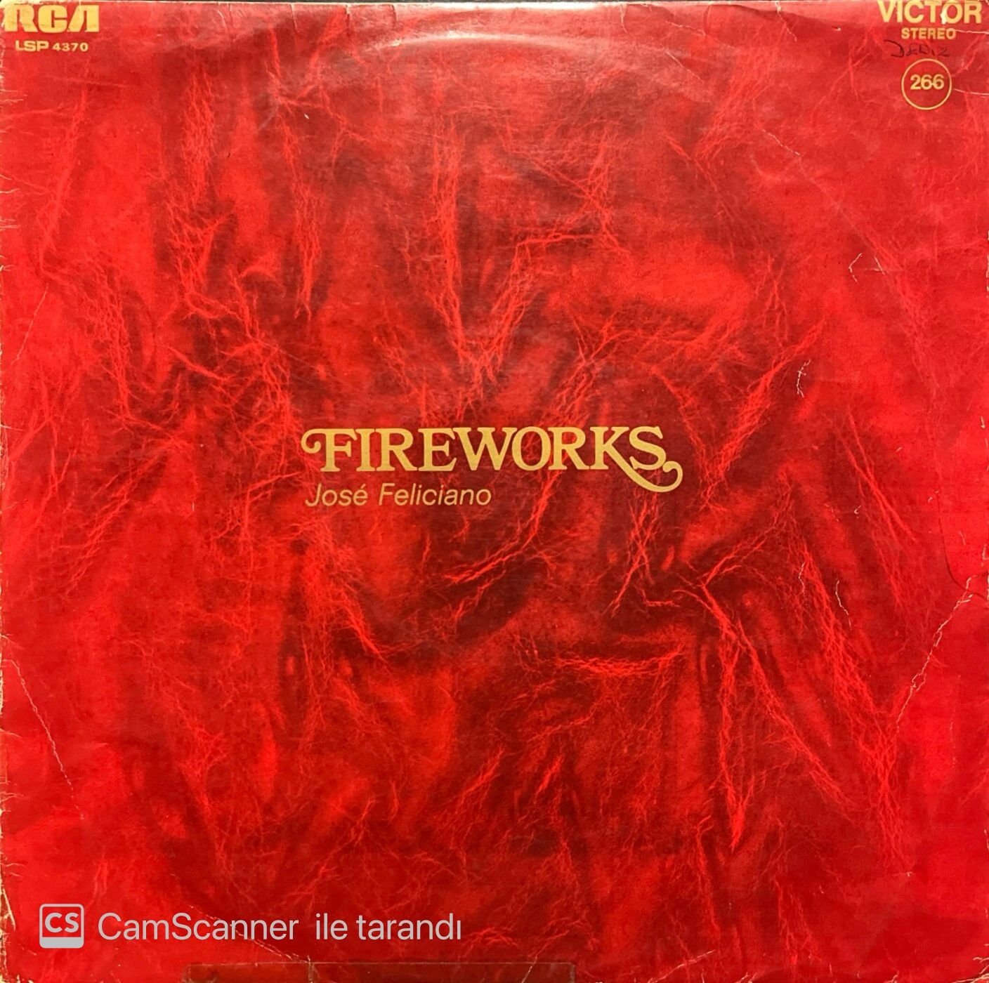 Jose Feliciano Fireworks LP Plak