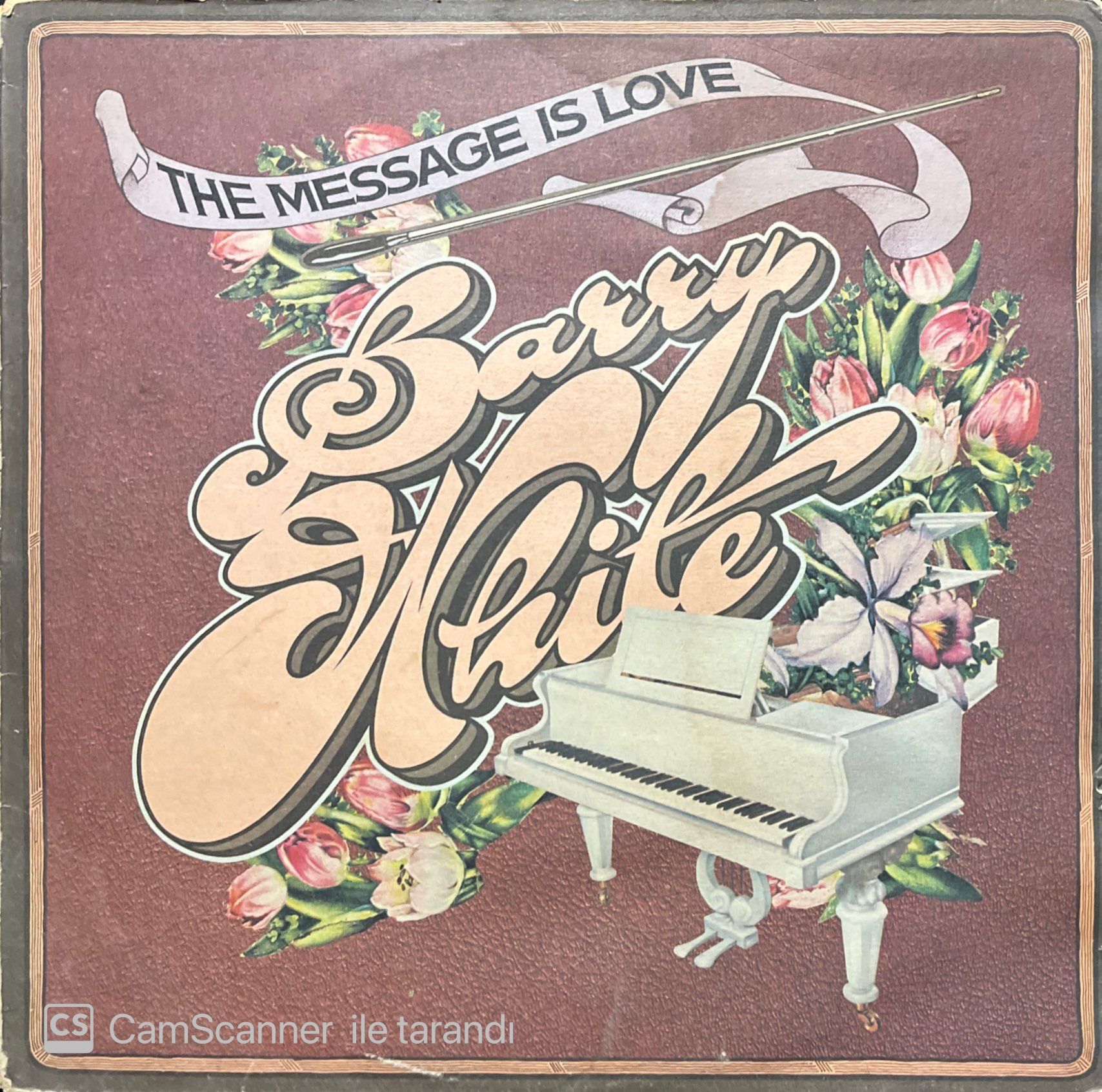 Barry White The Message Is Love LP Plak