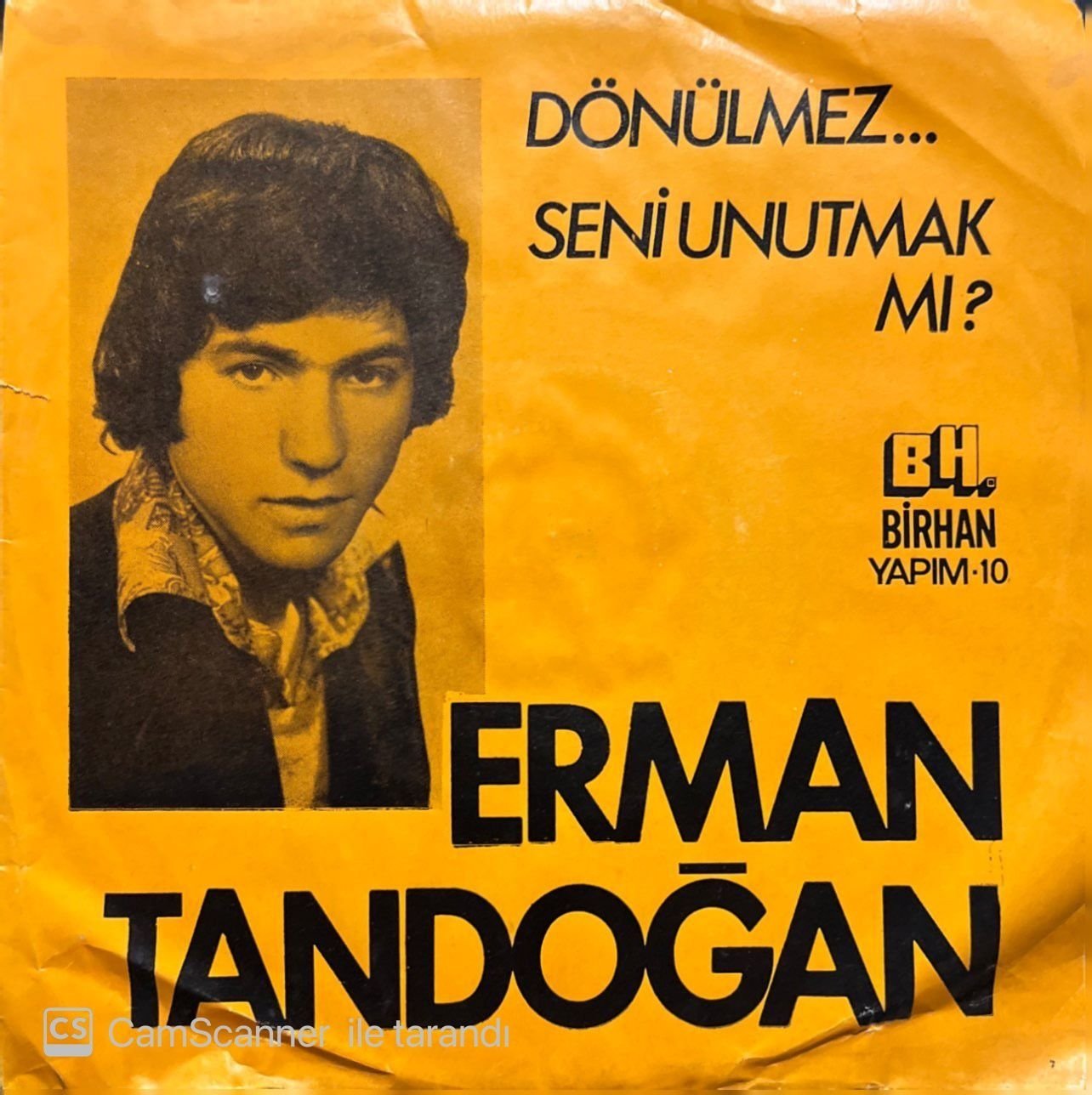 Erman Tandoğan Dönülmez 45lik Plak