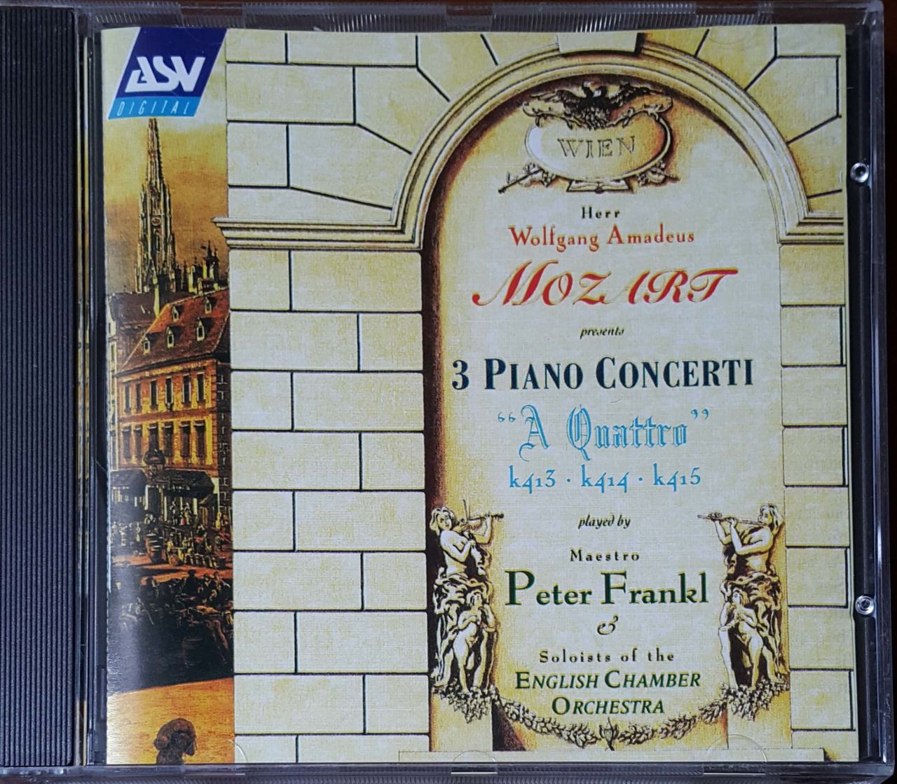 Mozart 3 Piano Concerti Peter Frankl  CD