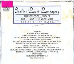 İtalian Court Composers CD