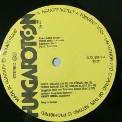 Ahmet Adnan Saygun Yunus Emre Çift  LP Plak