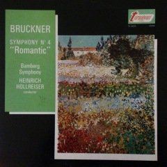 Heinrich Hollreiser Bruckner Symphony No.4 Romantic LP Plak