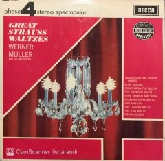 Werner Müller Grat Strauss Walzets LP Klasik Plak
