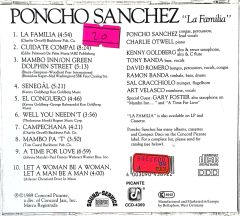 Concord JazzPancho Sanchez La Familia CD