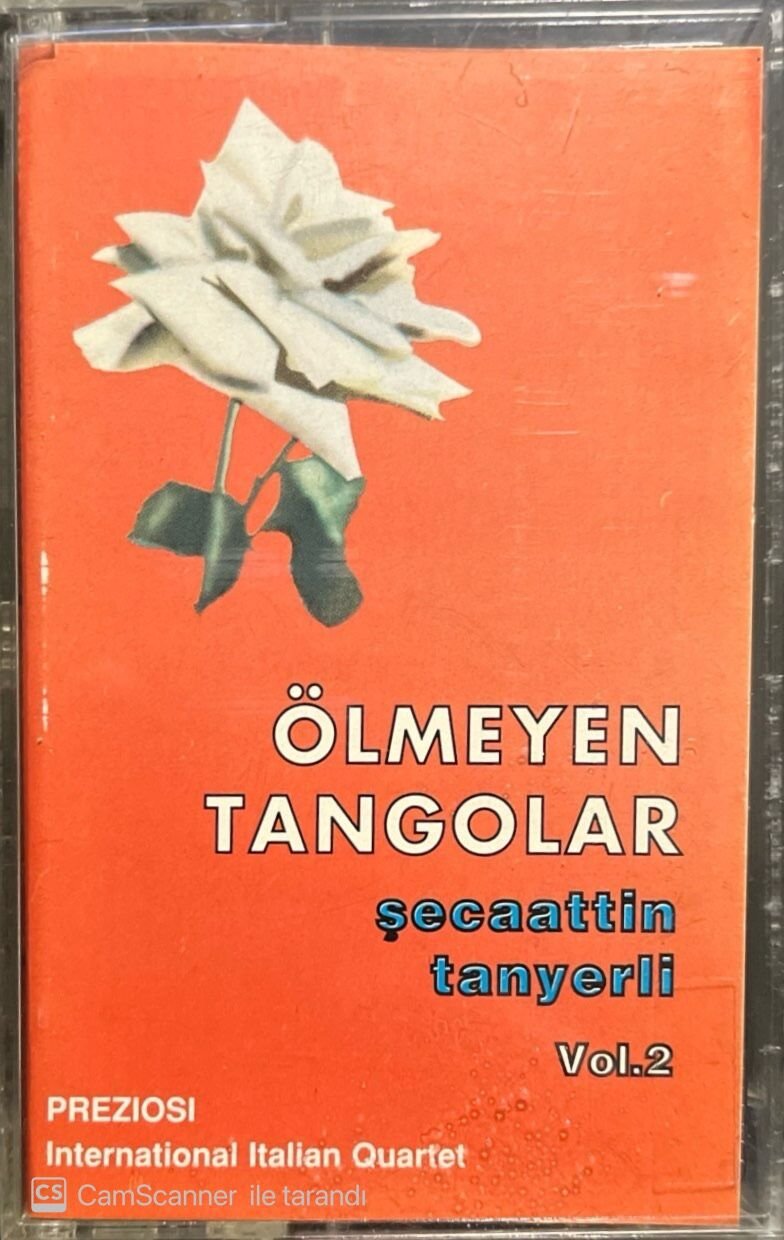 Şecaattin Tanyerli Ölmeyen Tangolar Vol.2 Kaset
