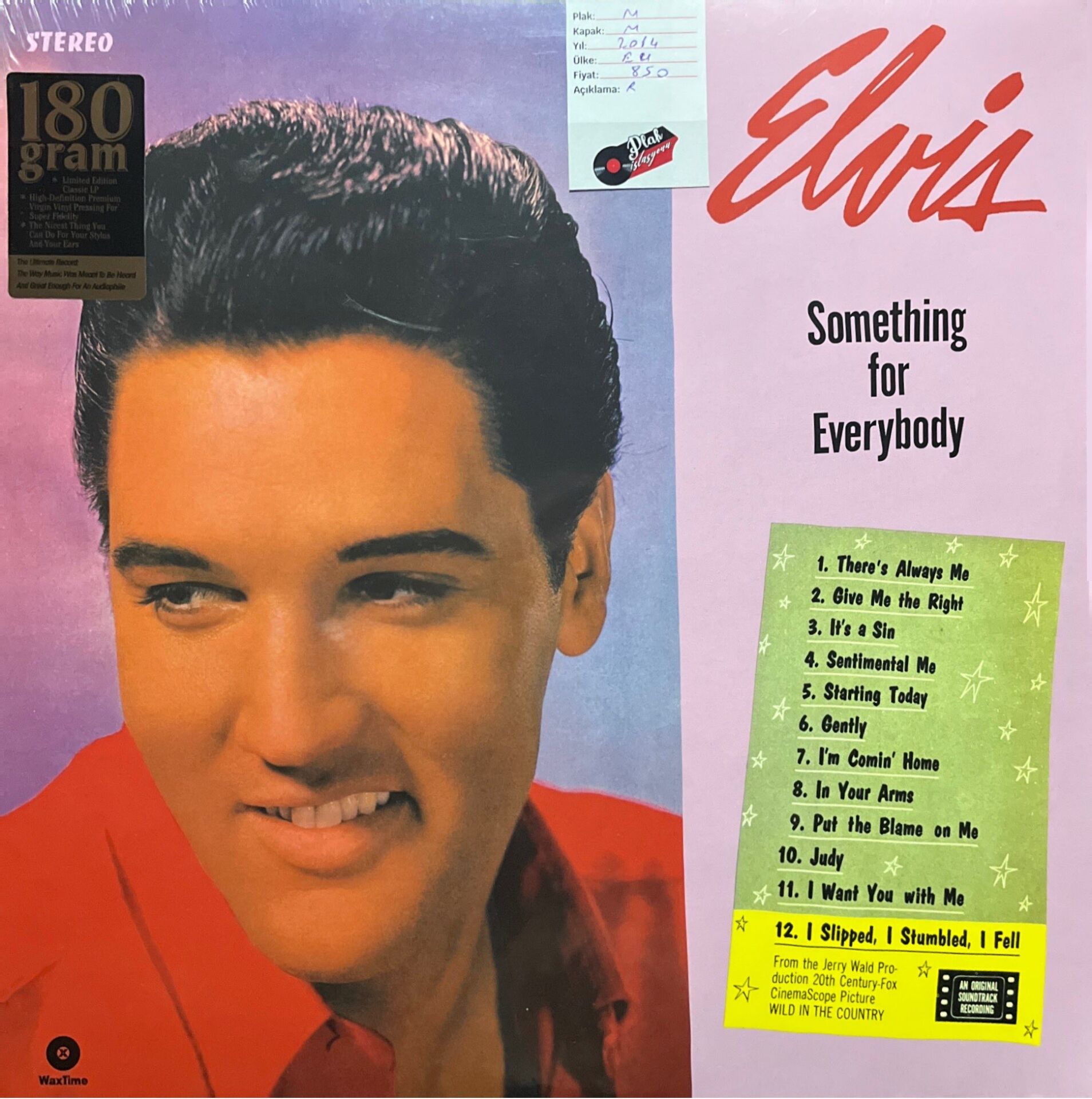 Elvis Presley Something For Everybody LP Plak