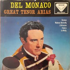 Mario Del Monaco Carmen Madama Butterfly 45lik Plak