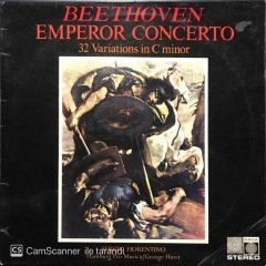 Beethoven Emperor Concerto 32 Variations LP Klasik Plak