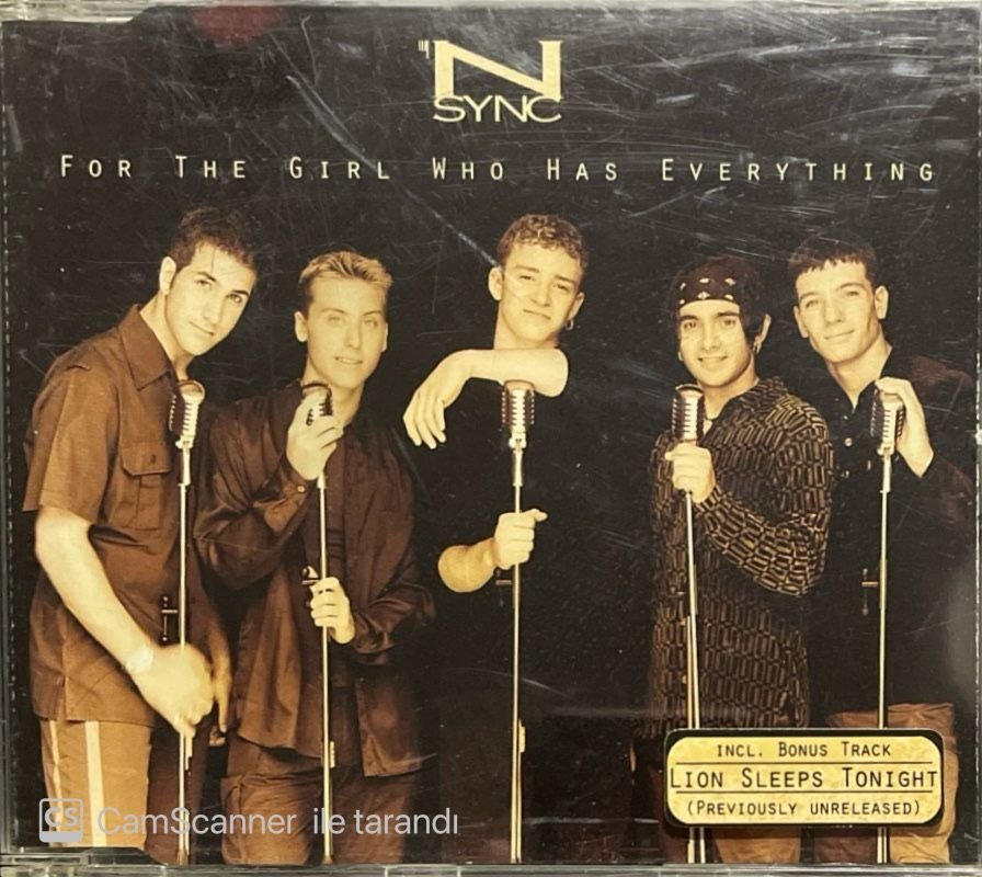 Nsync For The Girl Who Has Everything Maxi Single CD