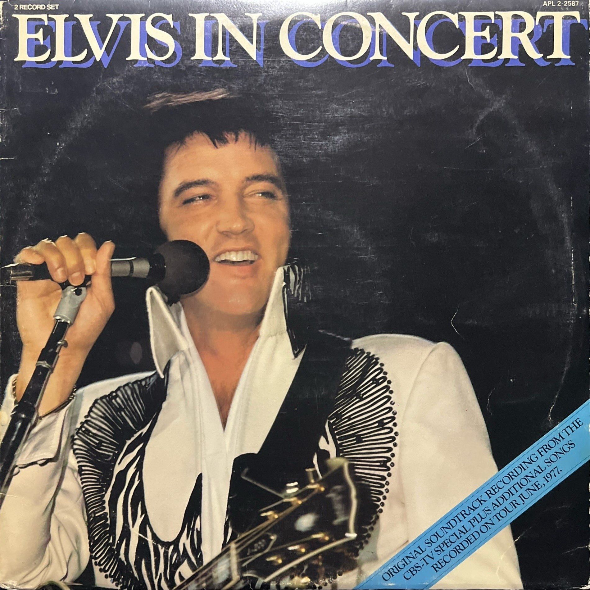 Elvis Presley Elvis In Concert Double LP Plak