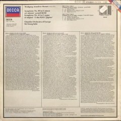 Sir Georg Solti Mozart Symphonies 40 & 41 LP Klasik Plak
