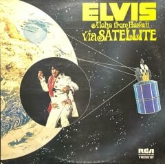 Elvis Presley Aloha From Hawaii Via Satellite Double LP Plak