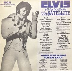 Elvis Presley Aloha From Hawaii Via Satellite Double LP Plak