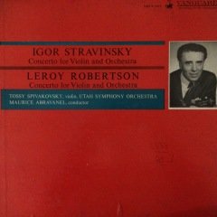 Igor Stravinsky Leroy Robertson LP Plak