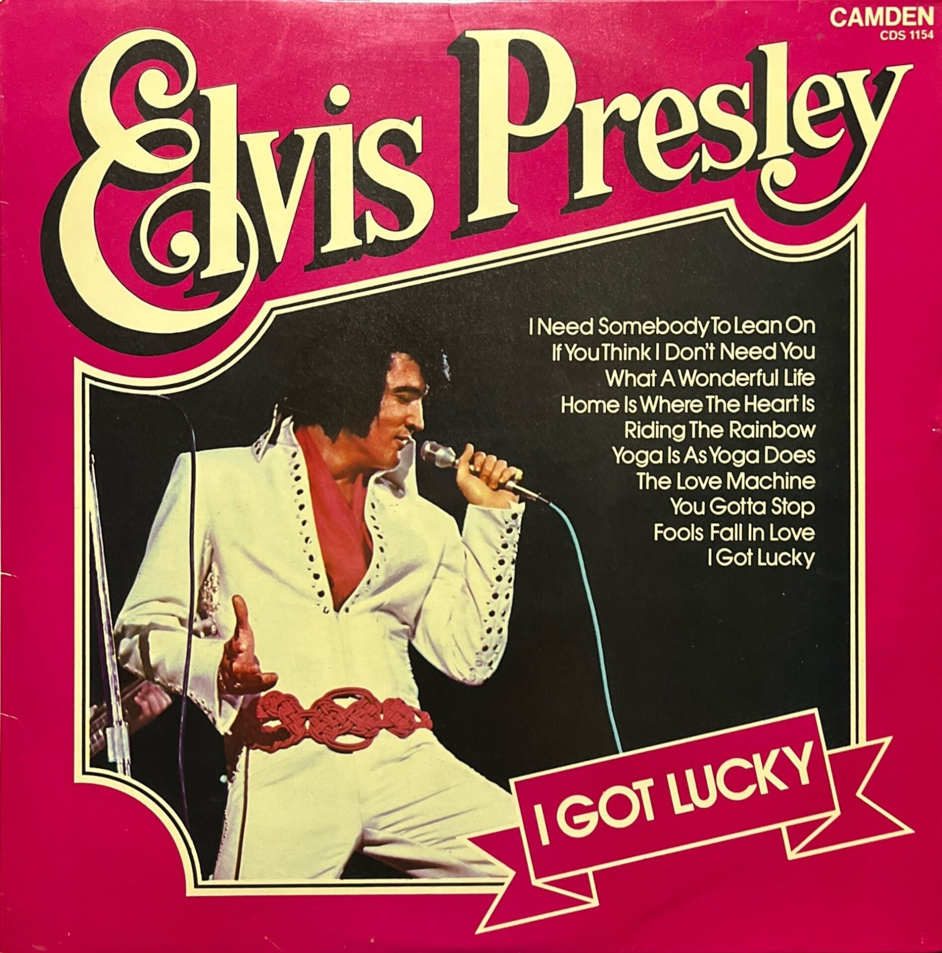 Elvis Presley I Got Lucky LP Plak