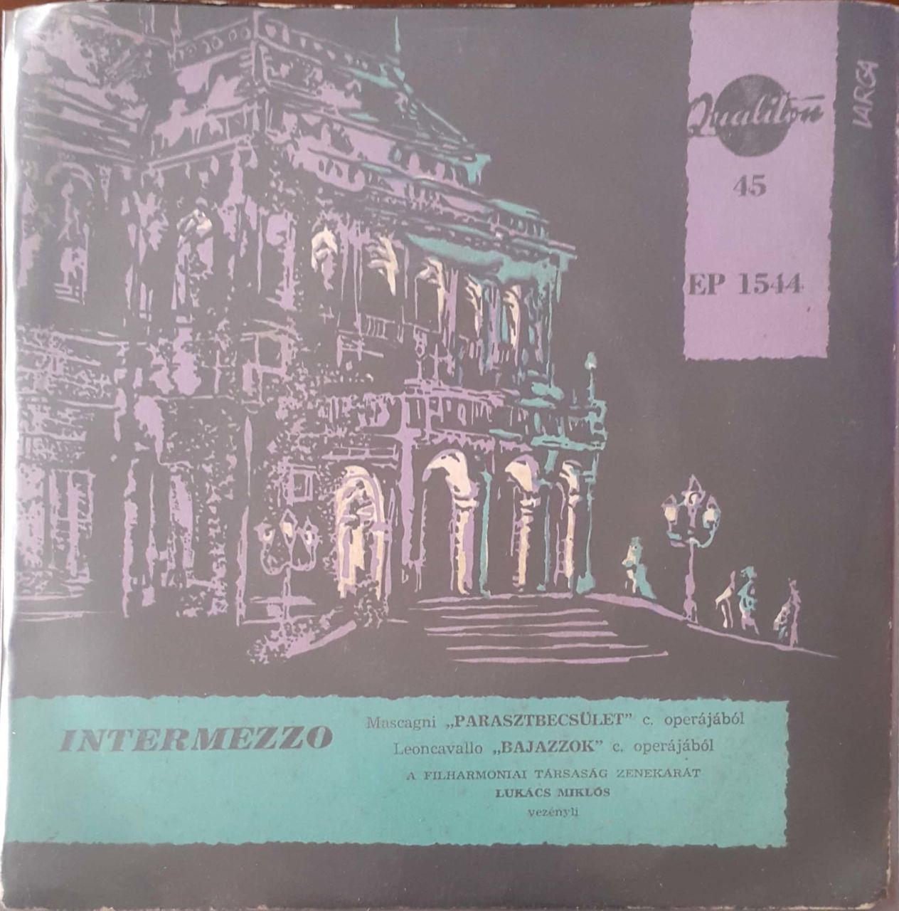 İntermezzo Philharmonic Society Orchestra 45lik Plak
