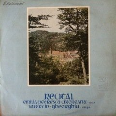 Emilia Petrescu Cironeanu Recital LP Plak