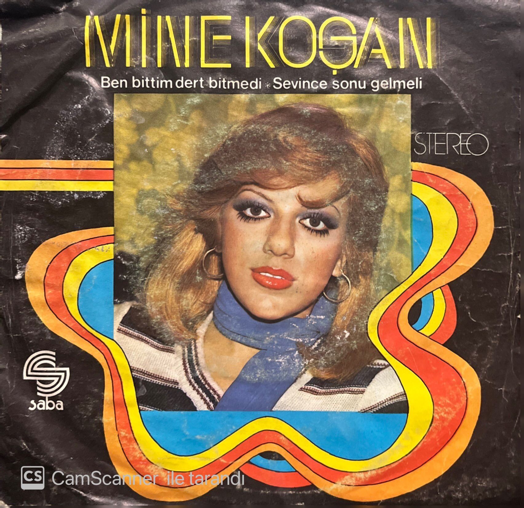 Mine Koşan Ben Bittim Dert Bitmedi 45lik Plak