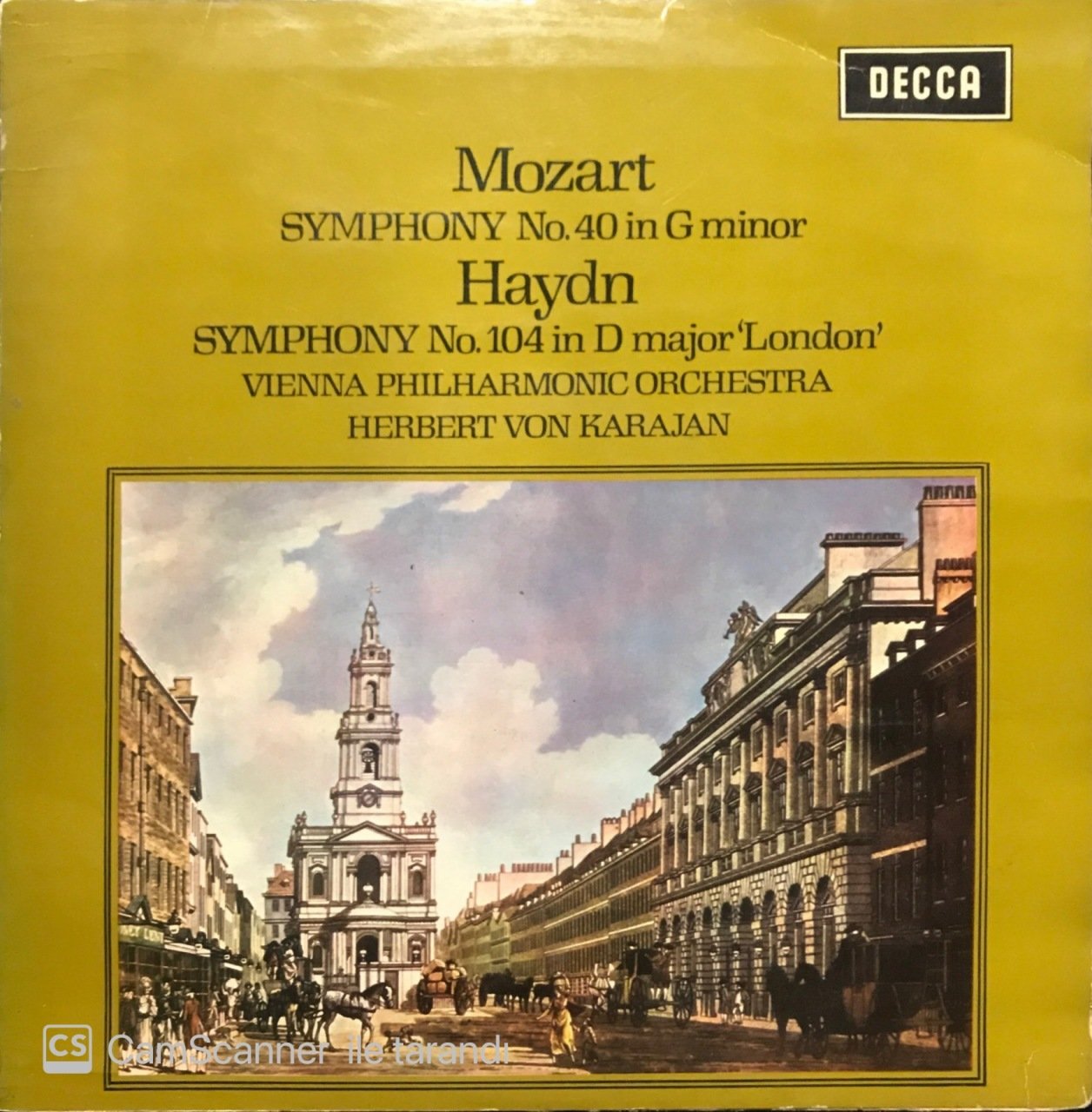 Mozart Symphony No.40 Haydn Symphony No.104 LP Klasik Plak