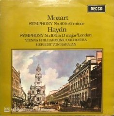 Mozart Symphony No.40 Haydn Symphony No.104 LP Klasik Plak