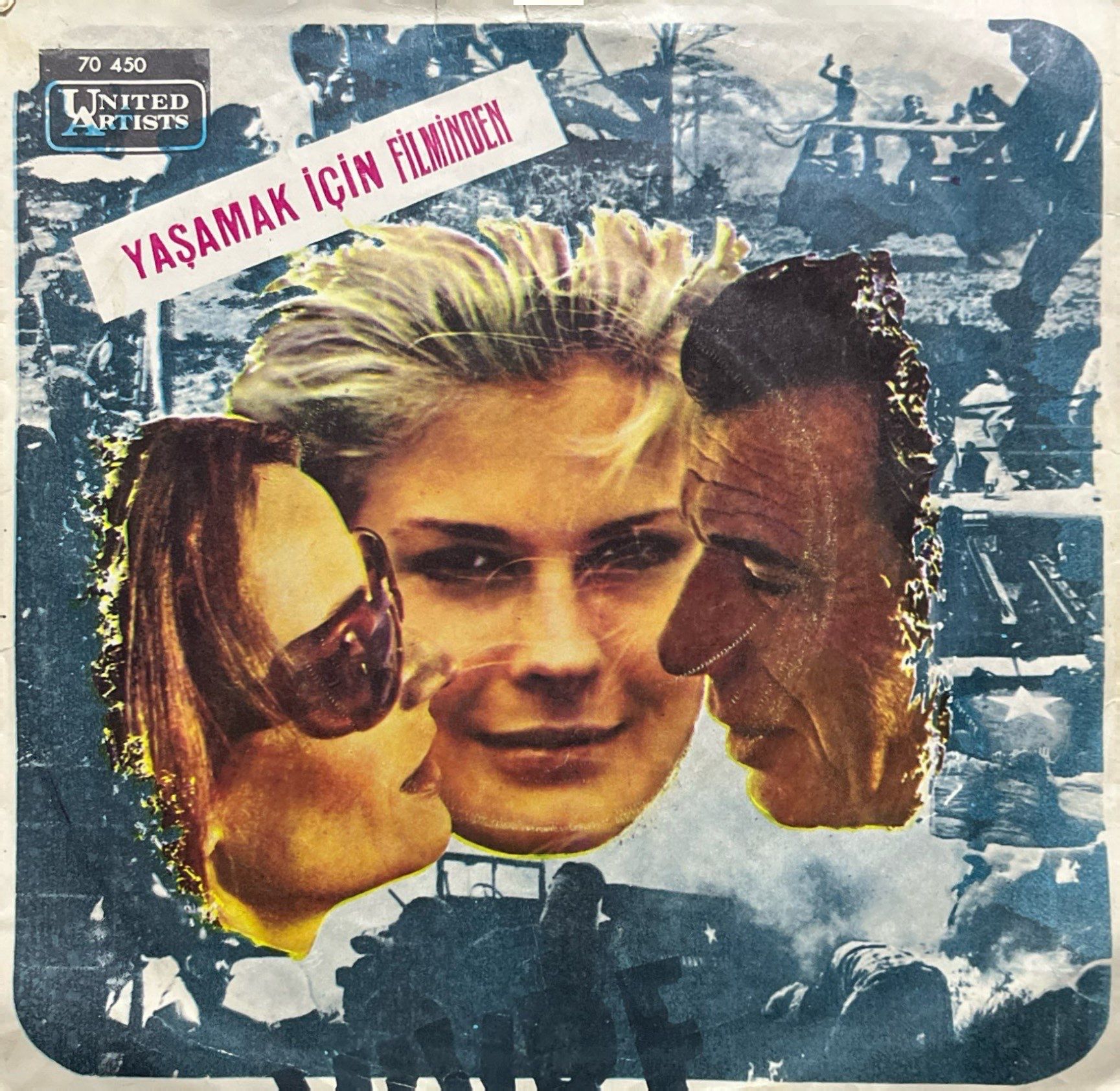 Yaşamak İçin Filminden Yves Montand 45lik Plak