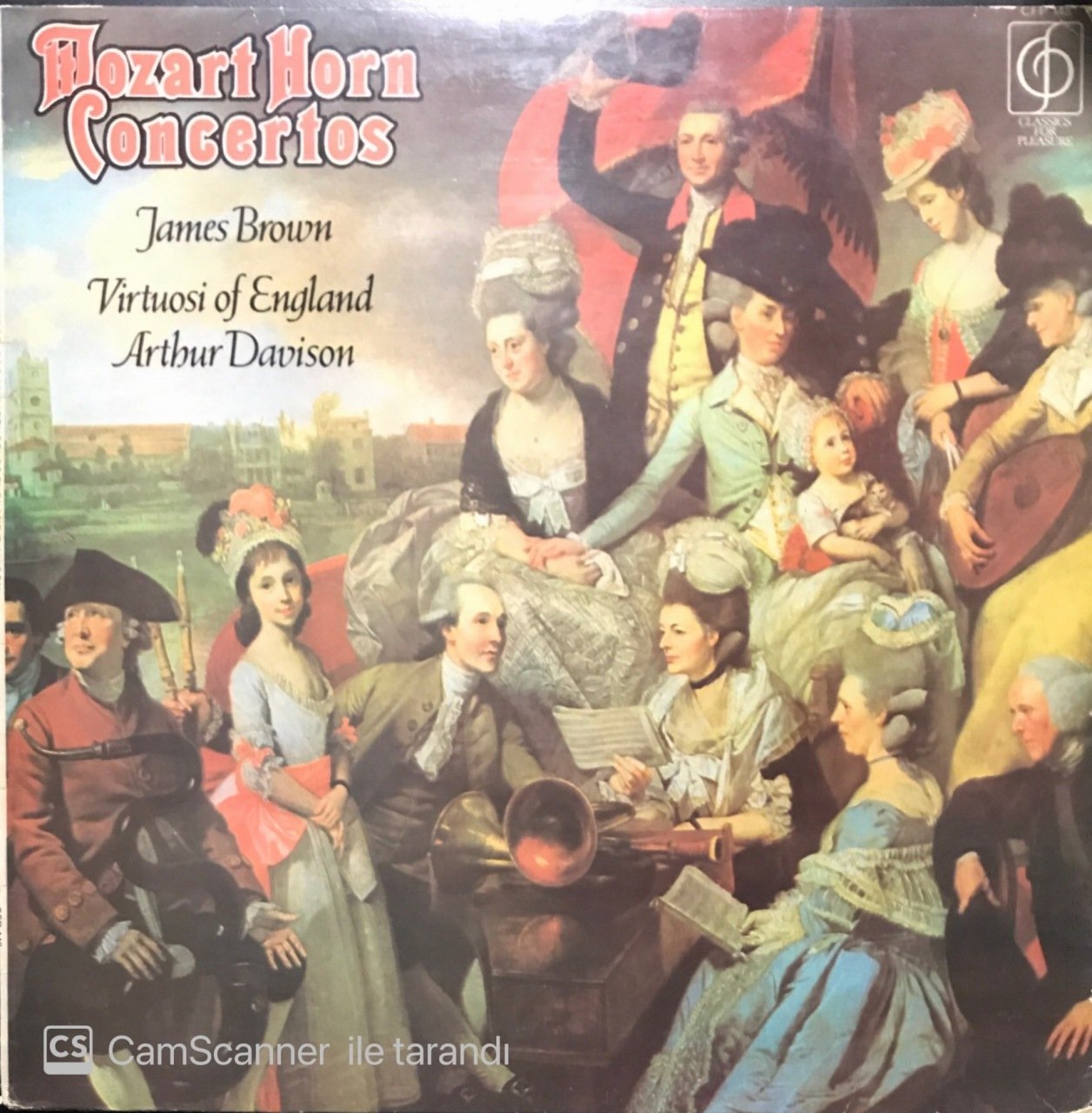 Mozart Horn Concertos LP Klasik Plak