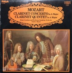 Mozart Clarinet Concerto In A Major LP Klasik Plak