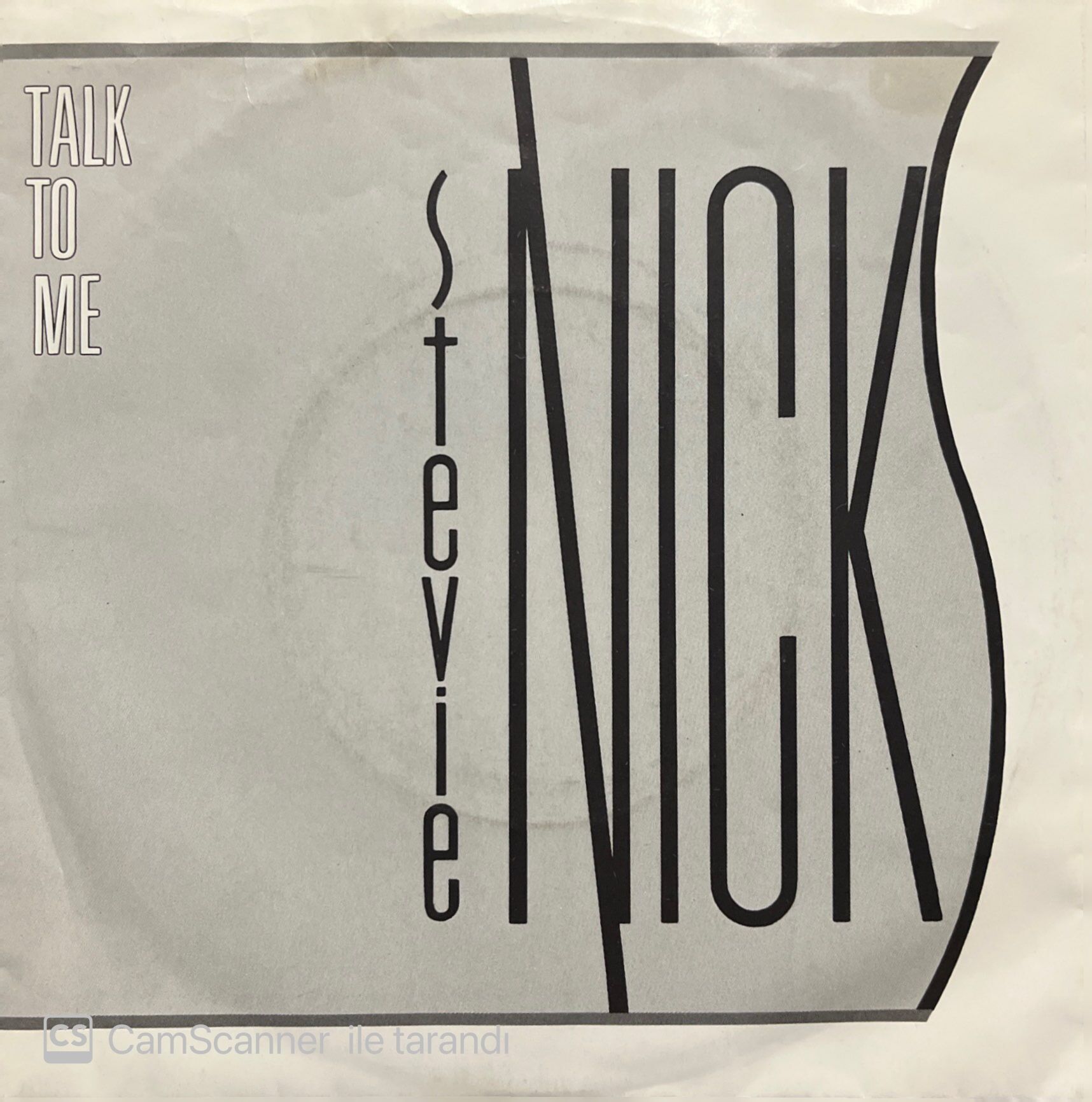 Stevie Nicks Talk To Me 45lik Plak