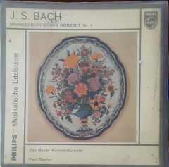 J. S. Bach Brandenburgisches Konzert Nr.4 45lik Plak