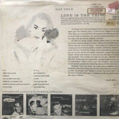 Nat King Cole Love s The Thing LP Plak