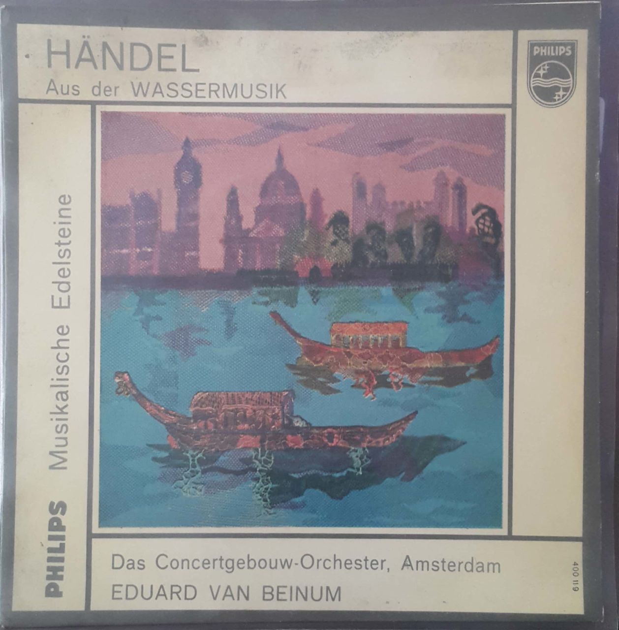 Handel Aus Der Wassermusik 45lik Plak