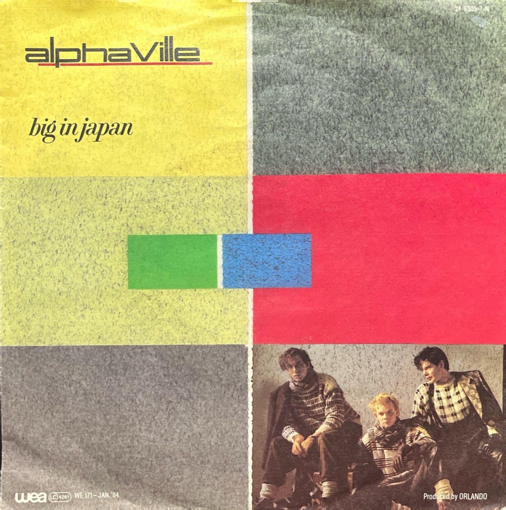 Alphaville Big In Japan 45lik Plak