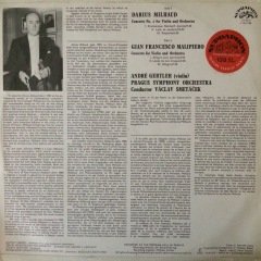 Darius Milhaud Concerto No.2 LP Plak
