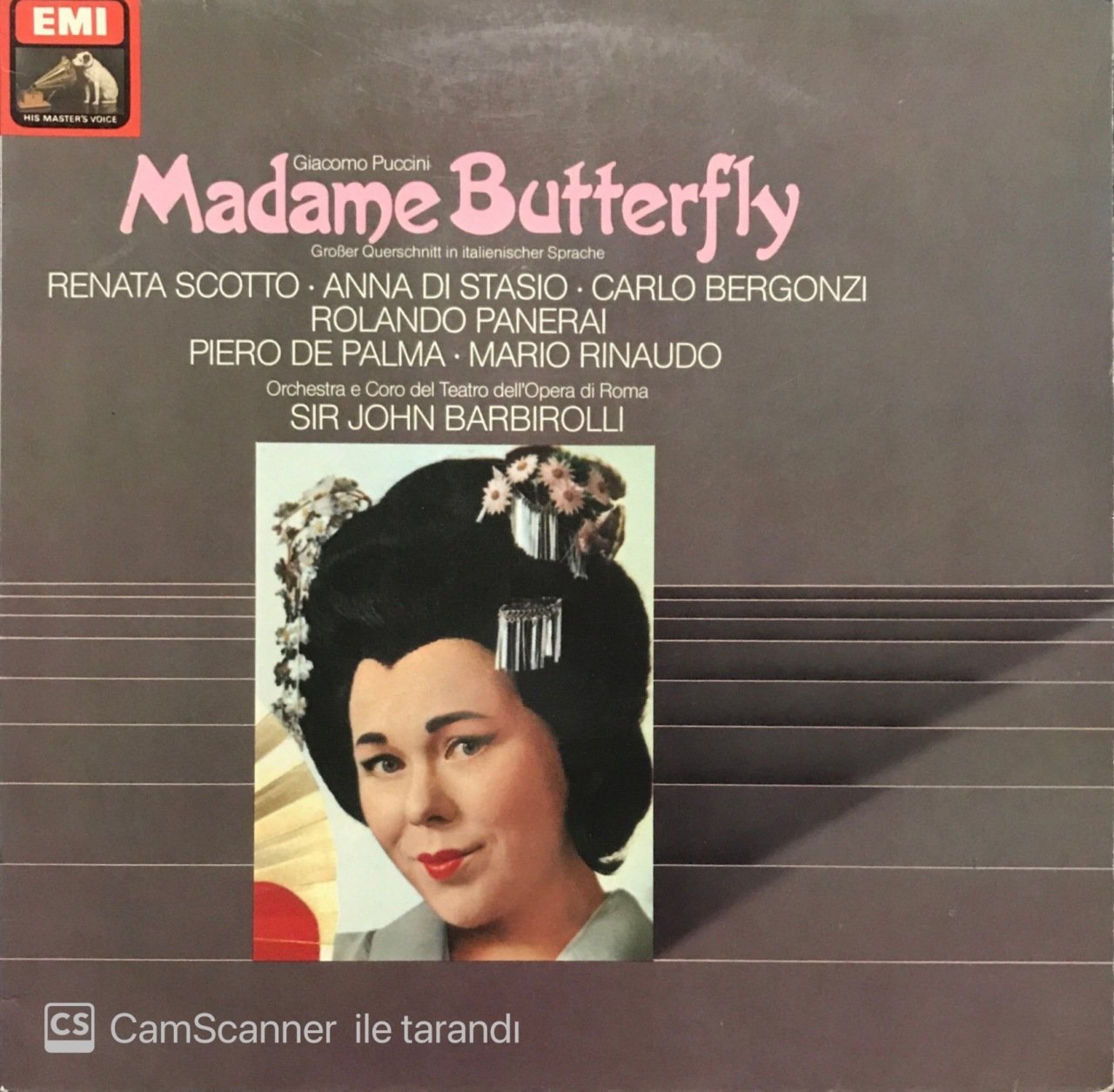 Giacomo Peccuni Madame Butterfly LP Klasik Plak