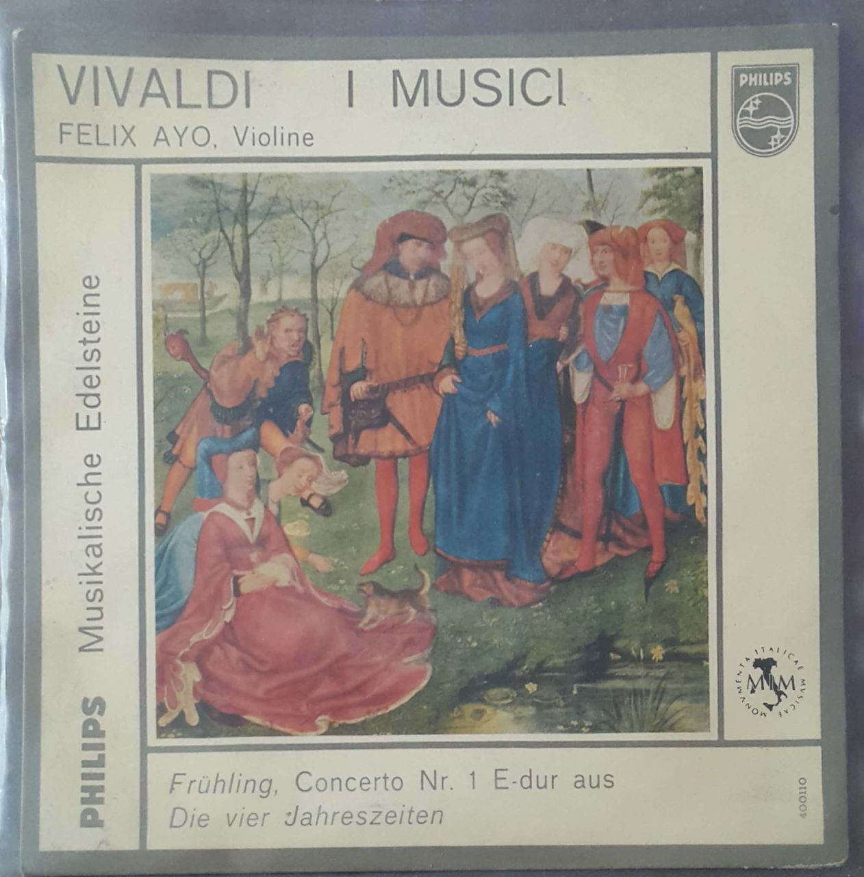 Vivaldi İ Musici Felix Ayo, Violine 45lik Plak