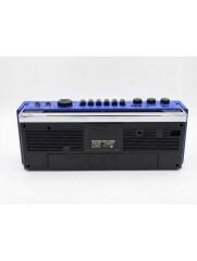 Crownwell Kasetçalar Bluetooth'lu Nostaljik Kasetçalar ve Radyo Mavi Renk