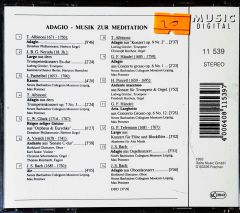 Adagio Bach Handel Vivaldi CD