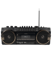 Crownwell Kasetçalar Bluetooth'lu Nostaljik Kasetçalar ve Radyo Siyah Renk