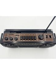 Crownwell Kasetçalar Bluetooth'lu Nostaljik Kasetçalar ve Radyo Siyah Renk