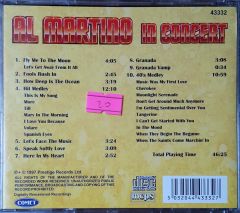 Al Martino İn Concert CD