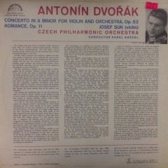 Antonin Dvorak Violin Concerto LP Plak